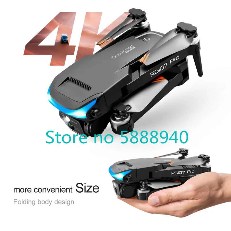 Mini 3-Way Obstacle Avoidance Drone RC Helicopter 4K Dual HD Camera Option Flow Professional Foldable Quadcopter Boy Gift RC Toy