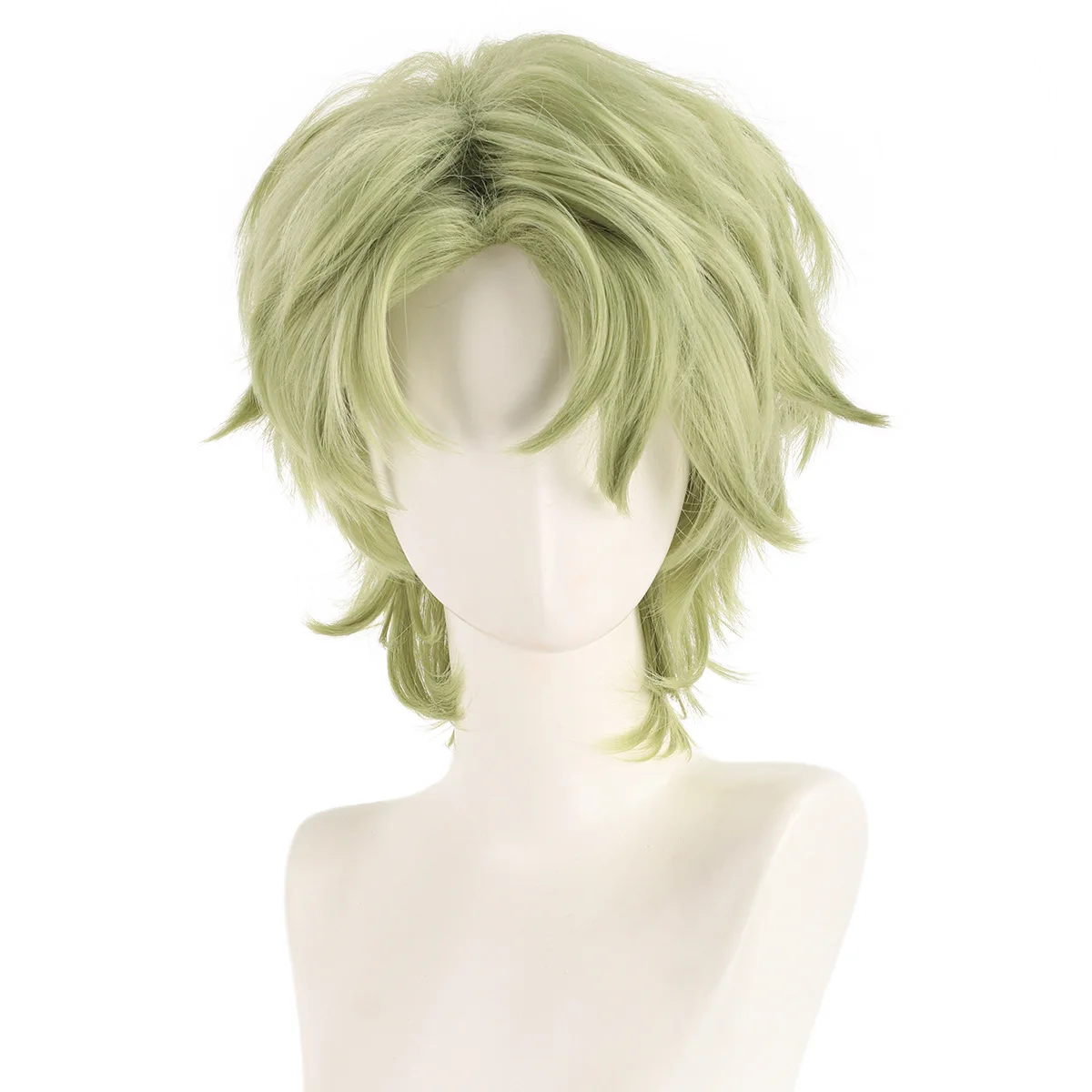 Peluca sintética larga y recta, pelo resistente al calor de Anime para fiesta de disfraces, Rubio degradado, marrón