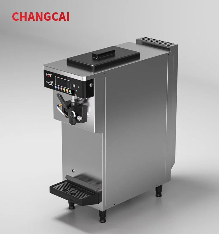 

RB1112A-TD72 Электрическая автоматическая коммерческая настольная машина для мороженого из нержавеющей стали для магазинов чая с молоком и тортов