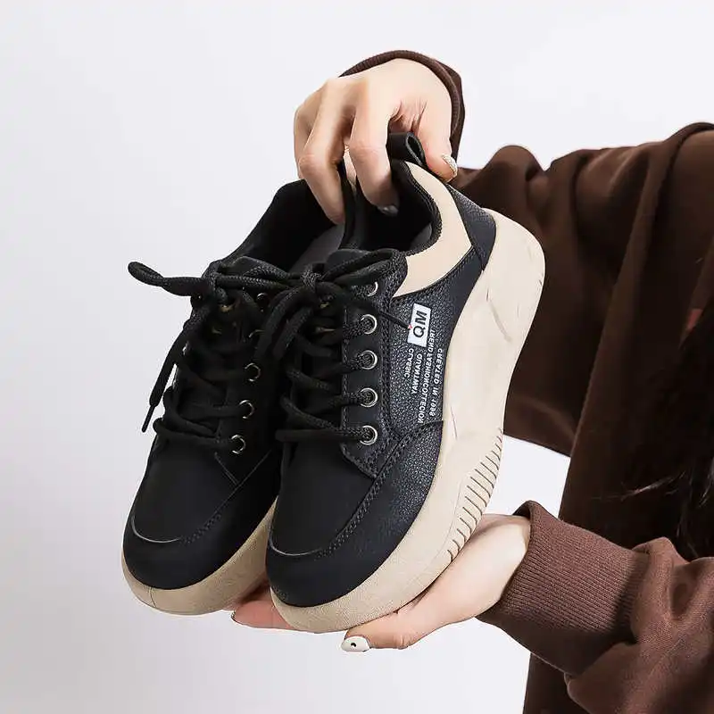 35 zapatillas de deporte con suela gruesa, botas altas azules, zapatos de mujer, botas de lujo para mujer, zapatillas deportivas, zapatillas de entrenamiento, zapatillas Scarp