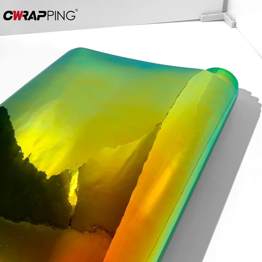 Vinyl Wrap Car Sticker Rainbow Film Motorcycle Adhesive Vinyl Paper for Car Vehicle Decoration Waterproof Paint Body Covering