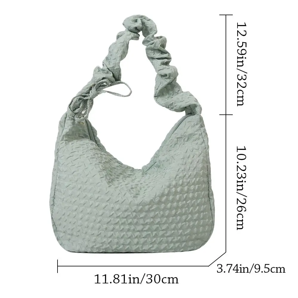 Sacs plissés de grande capacité pour femmes et filles, sacs sous les bras, sacs fourre-tout matelassés, moteurs, Cloud Initied Fashion