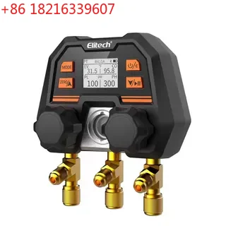 YAO Bluetooth Wireless APP Digital Fluorine Adding Meter Automotive Air Conditioning Refrigerant Pressure Gauge