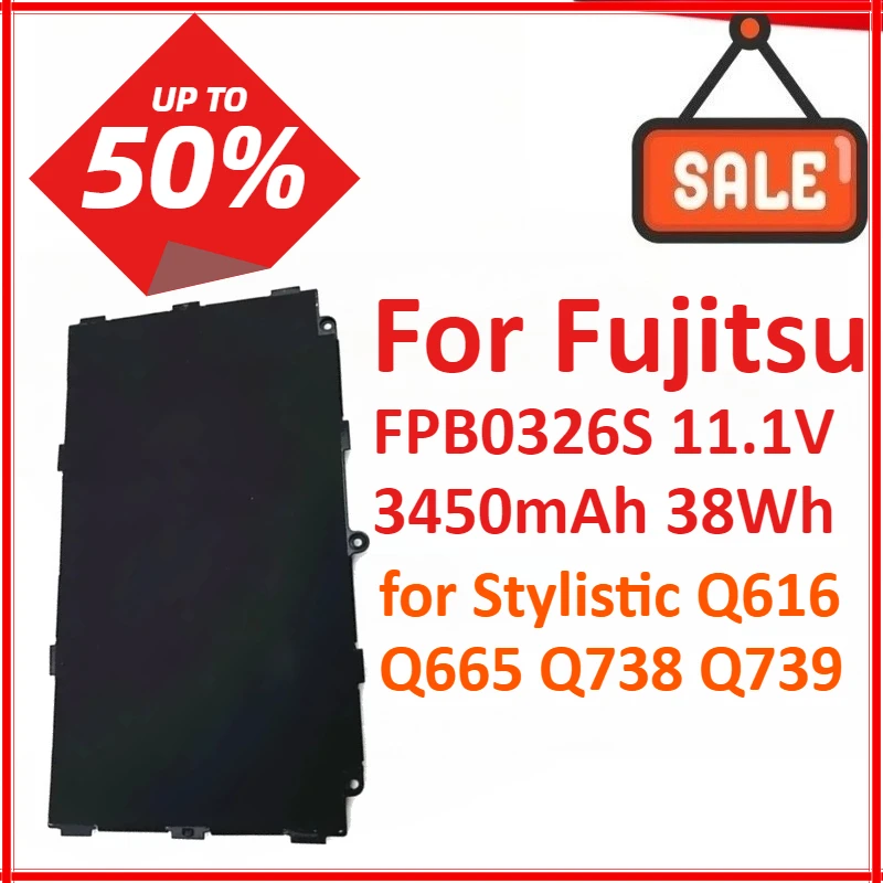 FPB0326S 11.1V 3450mAh 38Wh Laptop Battery For Fujitsu Stylistic Q616 Q665 Q738 Q739 High Quality Rechargeable Battery
