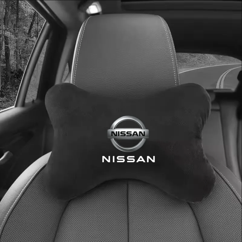 Auto-Kopfstütze Sicherheitskopfstütze Entspannungskissen für Nissan Nismo Almera Qashqai Altima Note Maxima Tiida J32 – Detail 1