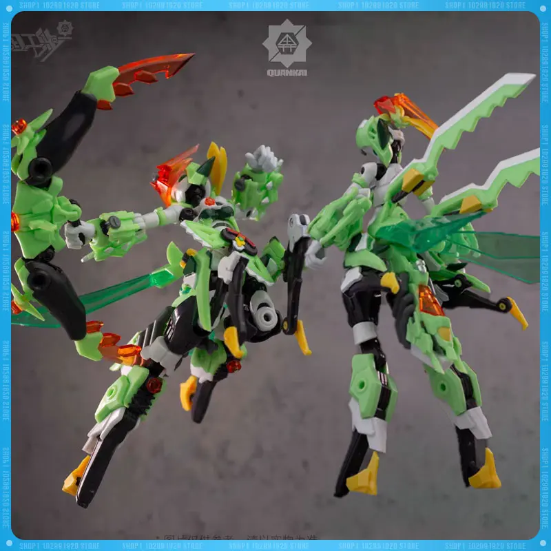

Full Open Studio Gene Interference Mantis Armored Machine Voxel Assembly Model Action Figure Model Collection Toy Gift