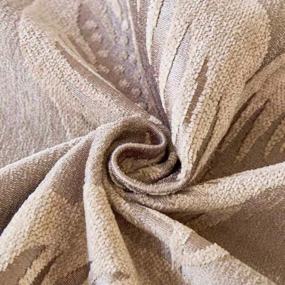 1pc 3D Leaves Jacquard Chenille Non-Slip Sofa Cover, for Living Room Couch Seat Cover Machine Washable Pet Friendly Protector