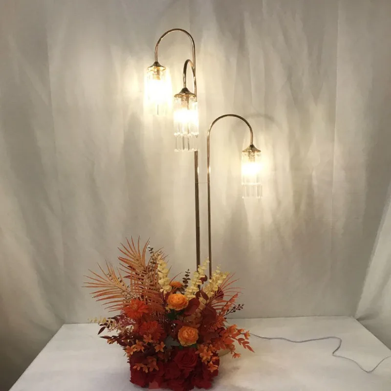 Wedding Road Guide Wedding Wrought Iron Crystal Light Emitting Diode Wedding Lights