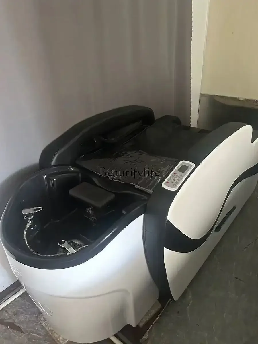 

Electric intelligent massage shampoo bed High-end automatic water circulation head physiotherapy steam bed