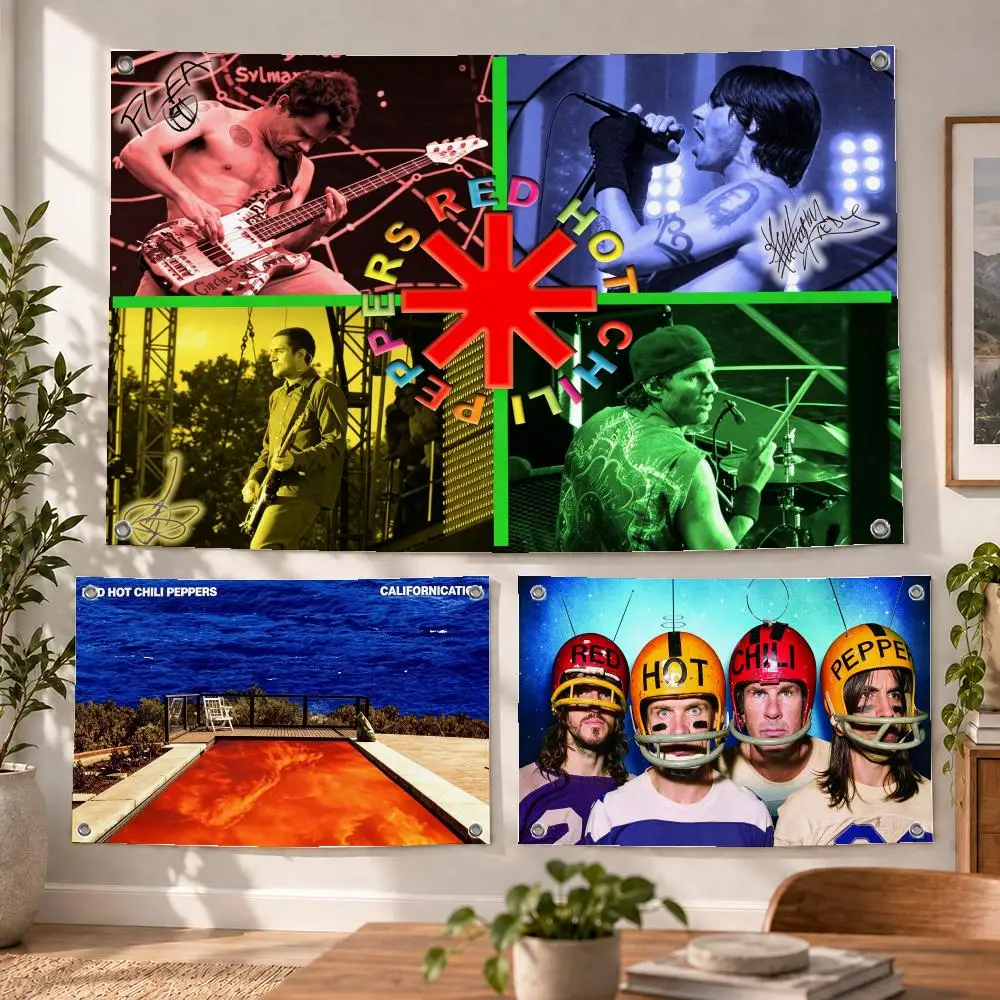 Music Red Hot Chili Peppers Flags Decorative Flag Banner Indoor Bedroom Dorm Gaming Room Wall Party Club Decor Fan Gift