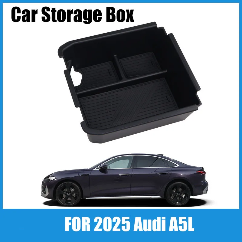 

Suitable for 2025 Audi A5L central control armrest box storage box A5 Sedan car accessories special car