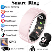 NFC Ceramic Smart Ring Men Women, Health Sleep Monitor, IP68 & 5ATM Waterproof,Multi-sport Mode For Xiaomi Android IOS 2025 New