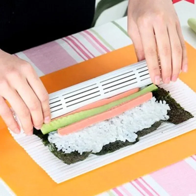 

Striped Sushi Mold Sushi Rocket Launcher Mold Sushis Making Machine Kitchen Supplies Vegetable Meat Roll Sushi Making Tool Set