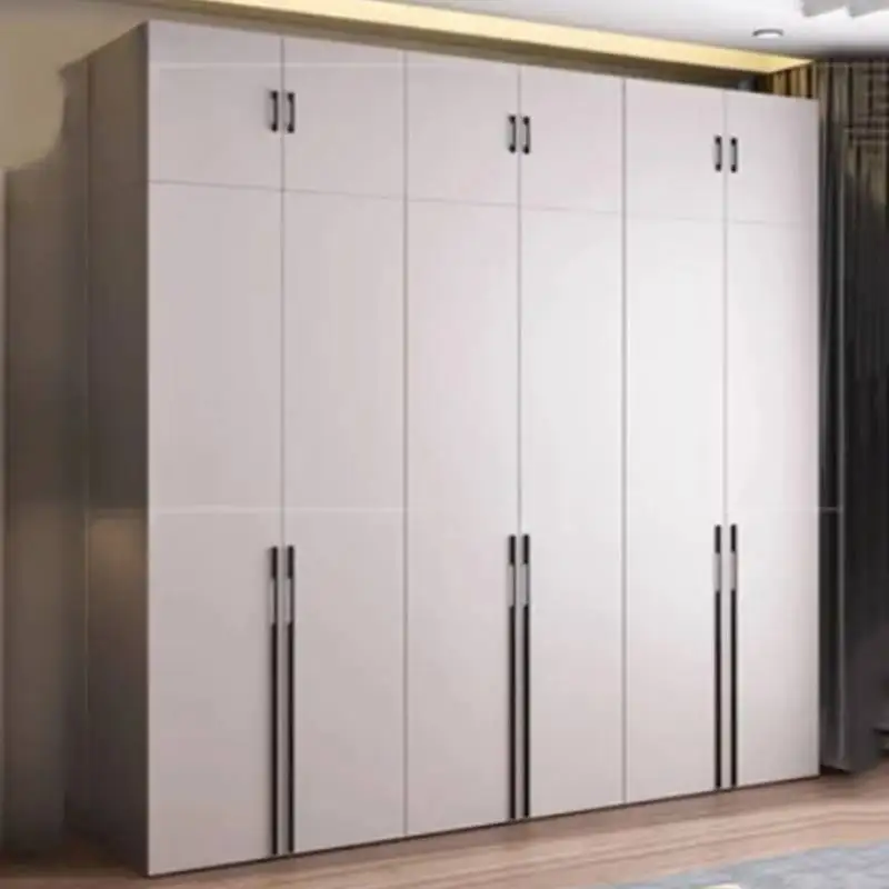 

New European Wardrobe Clothes Modern Organizer Drawers Wooden Wardrobe Storage Portable Rangement Chambre Bedroom Furniture