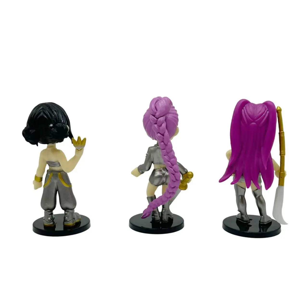 Q versão kpop demon hunters superstar rumi mira zoe acrílico pvc figura de ação brinquedo anime estatueta boneca para fãs presente brithday
