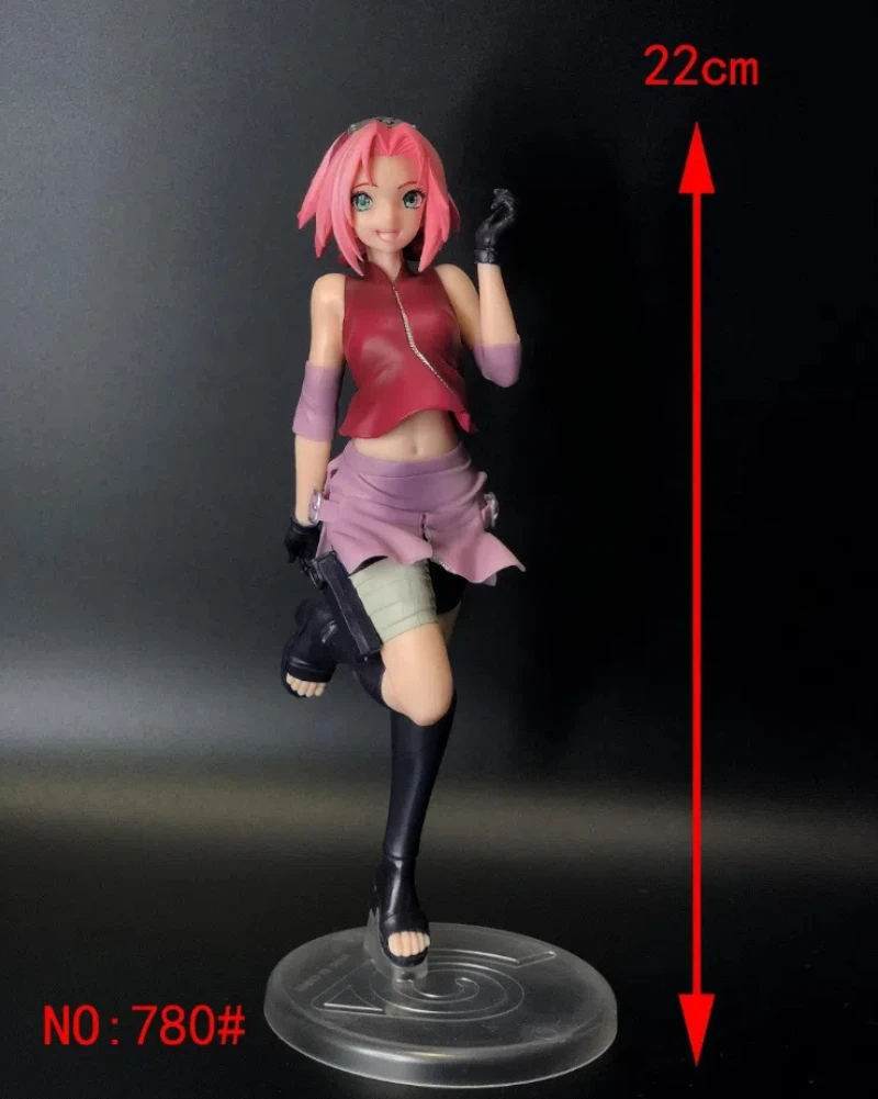 Аниме НАРУТО Харуно Сакура стоячая поза фигурку ПВХ модель статуя игрушки кукла декор стола коллекционные подарки