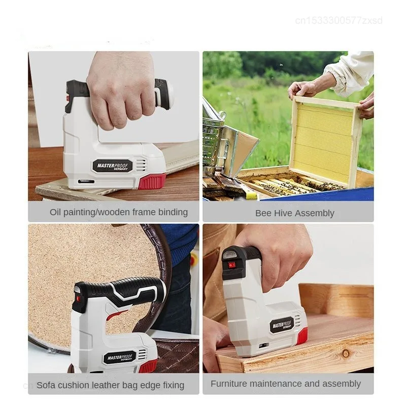 Xiaomi Electric Nail Gun Wood Frame Stapler DIY Furniture Construction Nail Electric Tool Nails Electric Nail Gun Tool for Wood
