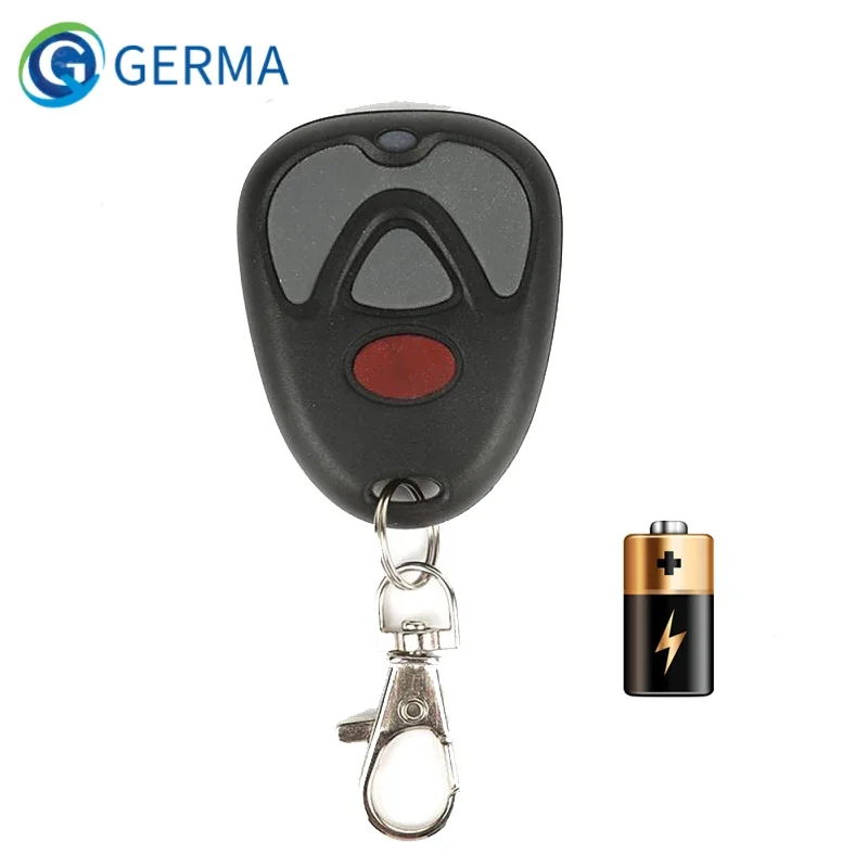 GERMA Cloning Fixed Learning Rolling Code 433mhz Electric Garage Door Remote Control Duplicator Key Fob 4Button Portable gate