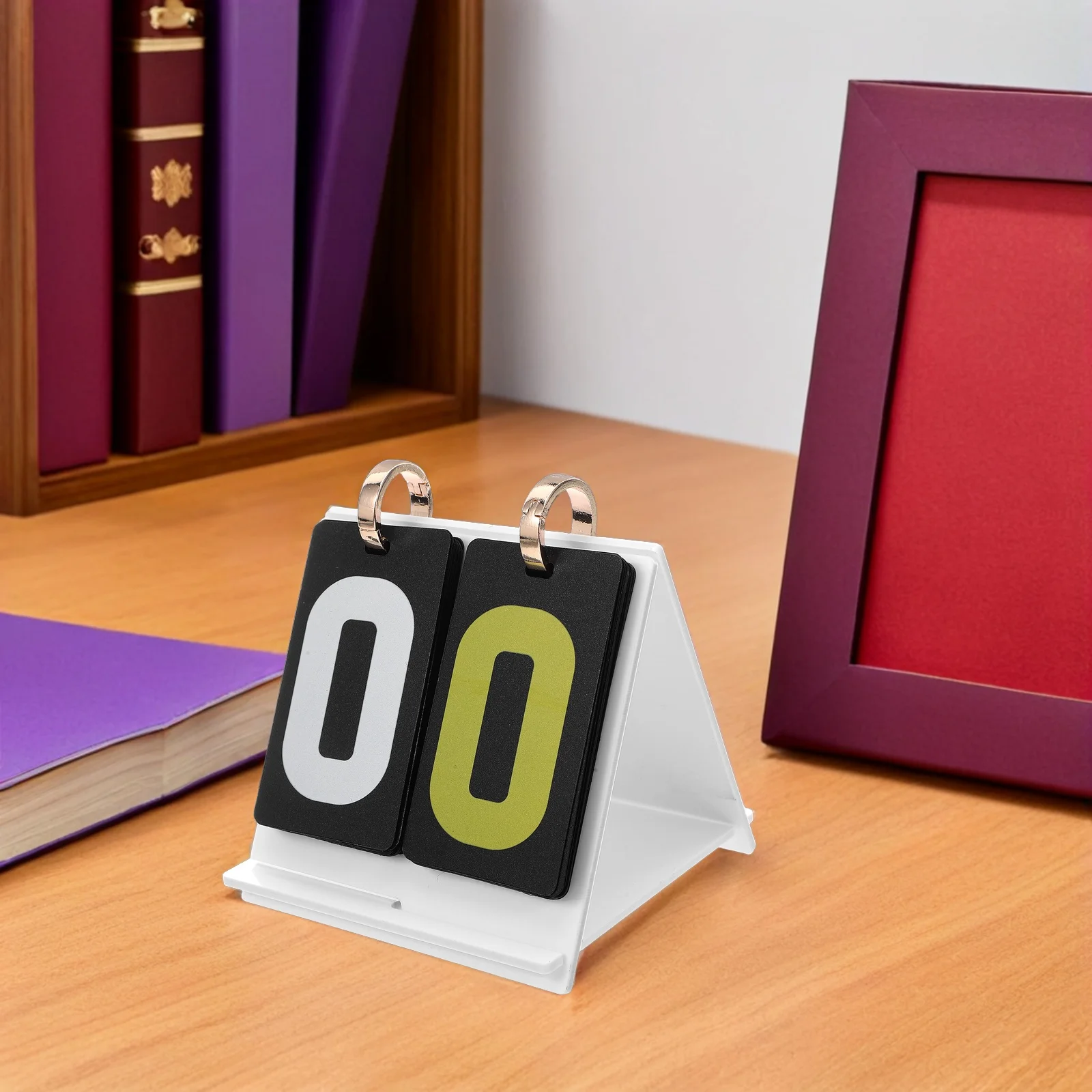 لوحة نتائج قابلة للطي مكونة من رقمين وشاشة أرقام كبيرة لألعاب الورق أداة حفظ النتيجة اليدوية المحمولة للرياضات على الطاولة