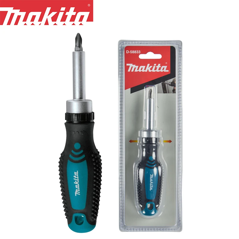 Imagem -06 - Chave de Fenda de Ratchet 25 mm Ph2 Positivo e Negativo Pólos Magnéticos Ferramenta de Parafuso Anexos Makita-d58833