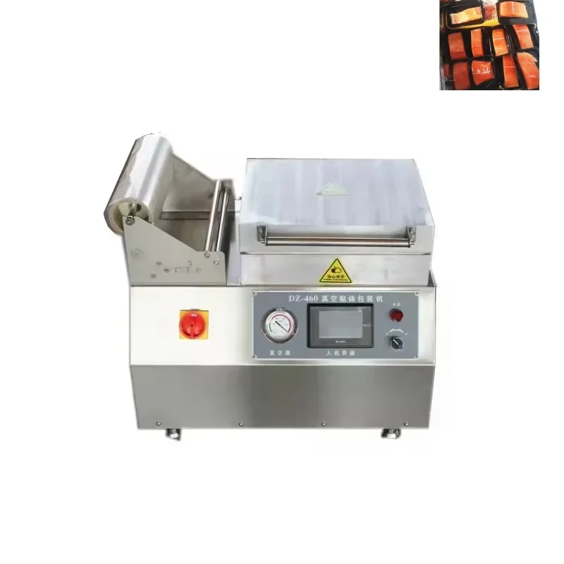 Hot Sale 460 model food trays beef meat steak vacuum sealing machine