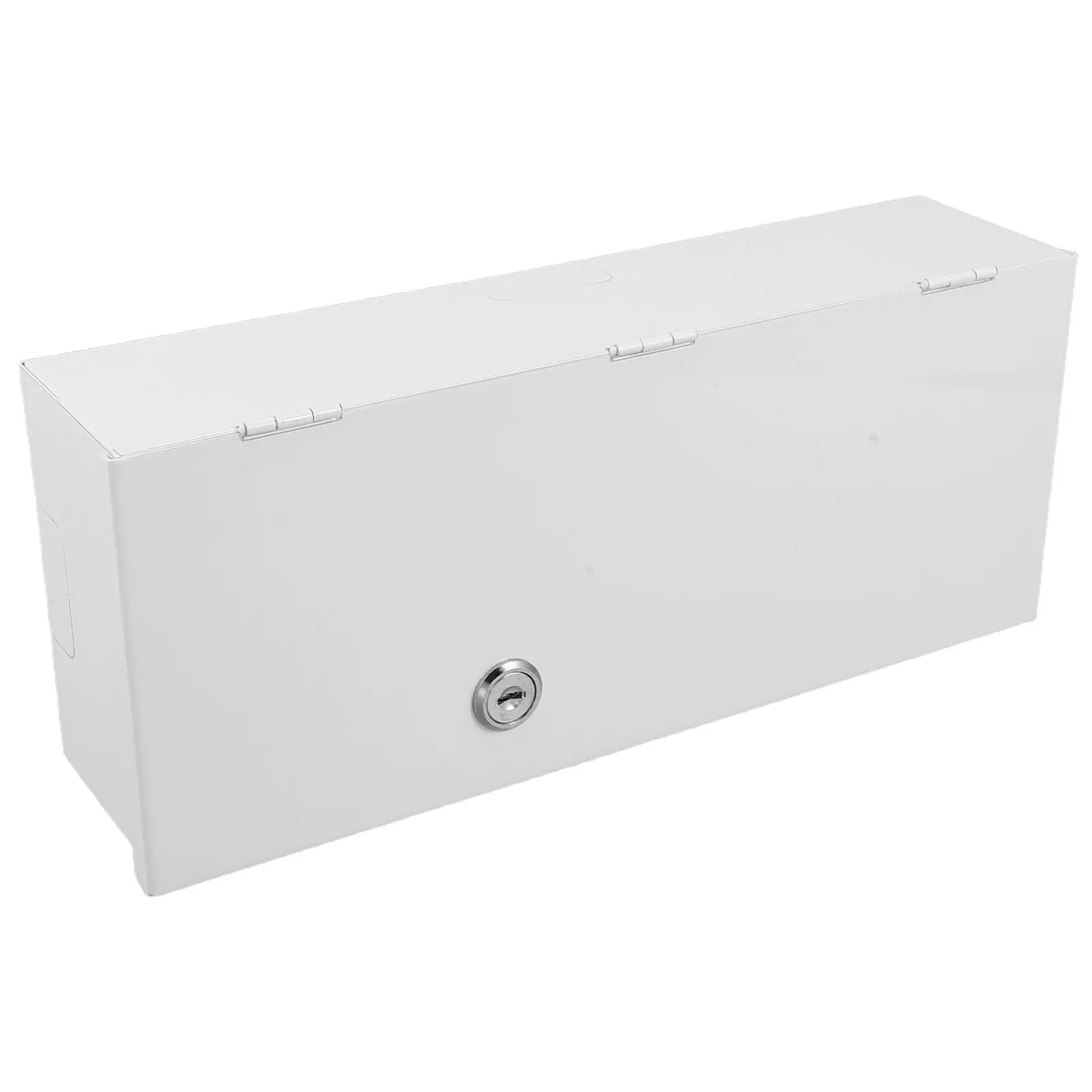 3-Gang Rectangular Surface Mounted Lockable Electrical Outlet Box Waterproof Protective Box for Wall Switches Power Outlets