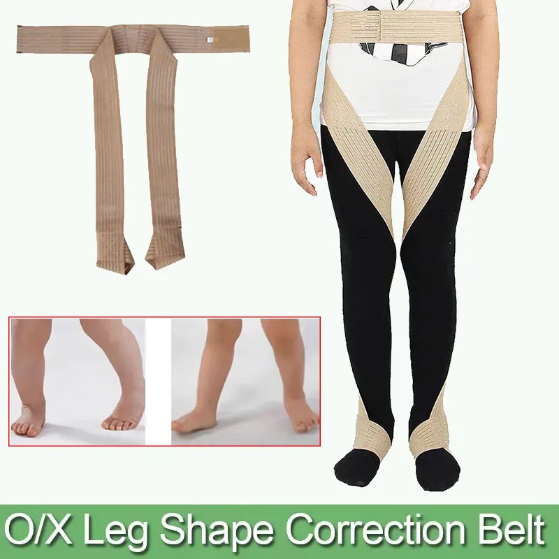 

1Set Adjustable Kids Bow Type O/X Legs Correction Belt-Legs Knee Valgum Posture Corrector-Leg Bandage