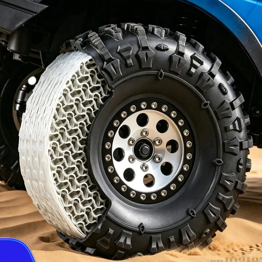 

4Pcs 1.9-Inch 3D Printing TPU Tire Filler Waterproof Wheel Support Filler Parts Lightweight For 118-122mm 1/10 Scale Crawler