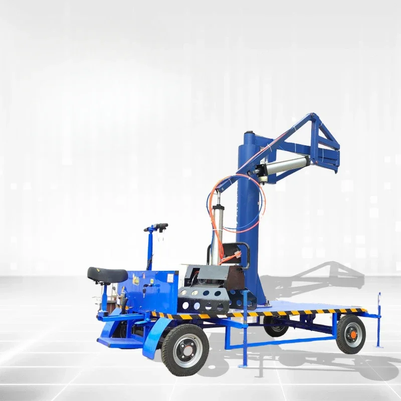 Small pneumatic mechanical gripper electric power assisted cement handling machine vehicle mounted balancing crane