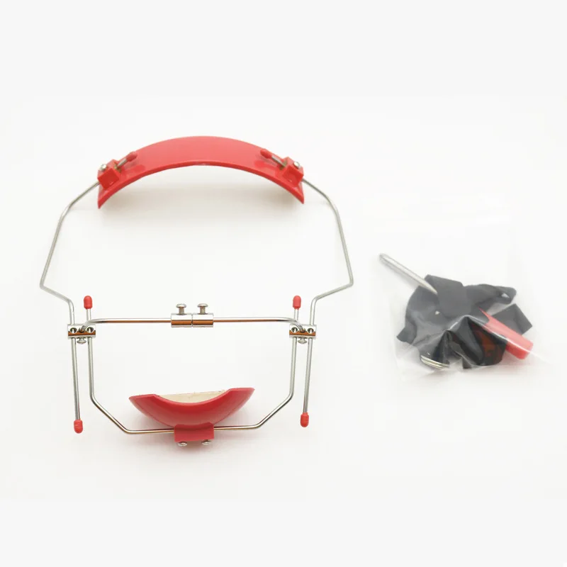 Dental Orthodontic Forward Pull Headgear Facemask with Single Lever Adjustable Orthodontic Face Mask Single/Double Pole Head Cap