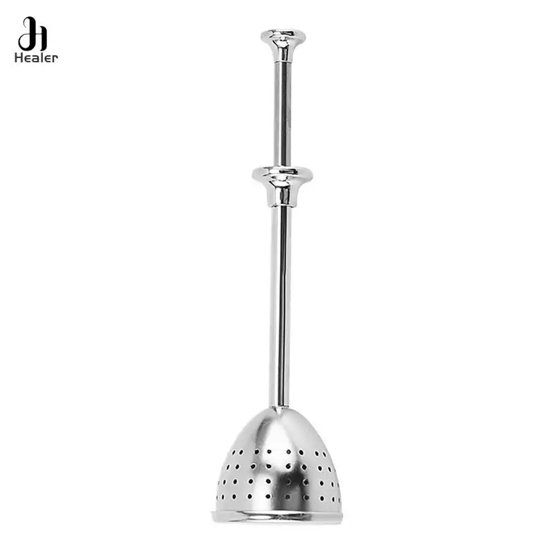 Tea Strainer Tea Ball Infuser Filter Stainless Steel Tea Infuser Mesh Reusable Retractable Tea Leak Tea Making Accessories