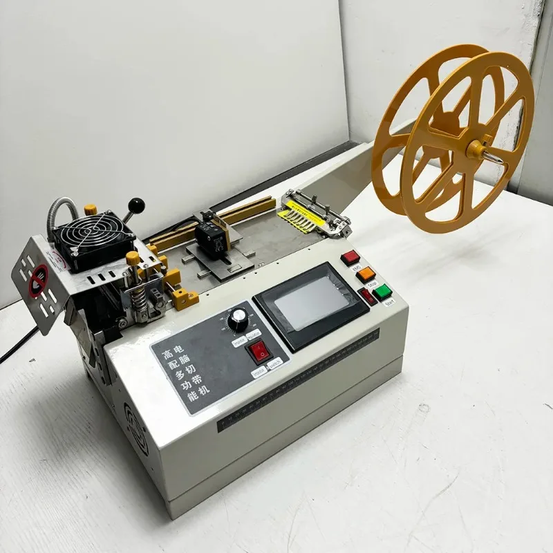 

95mm Electronic Eye Trademark Cutting Machine, Cold and Hot Cutting Infr-ared Positioning Trademark Tape Woven Label Cloth Label