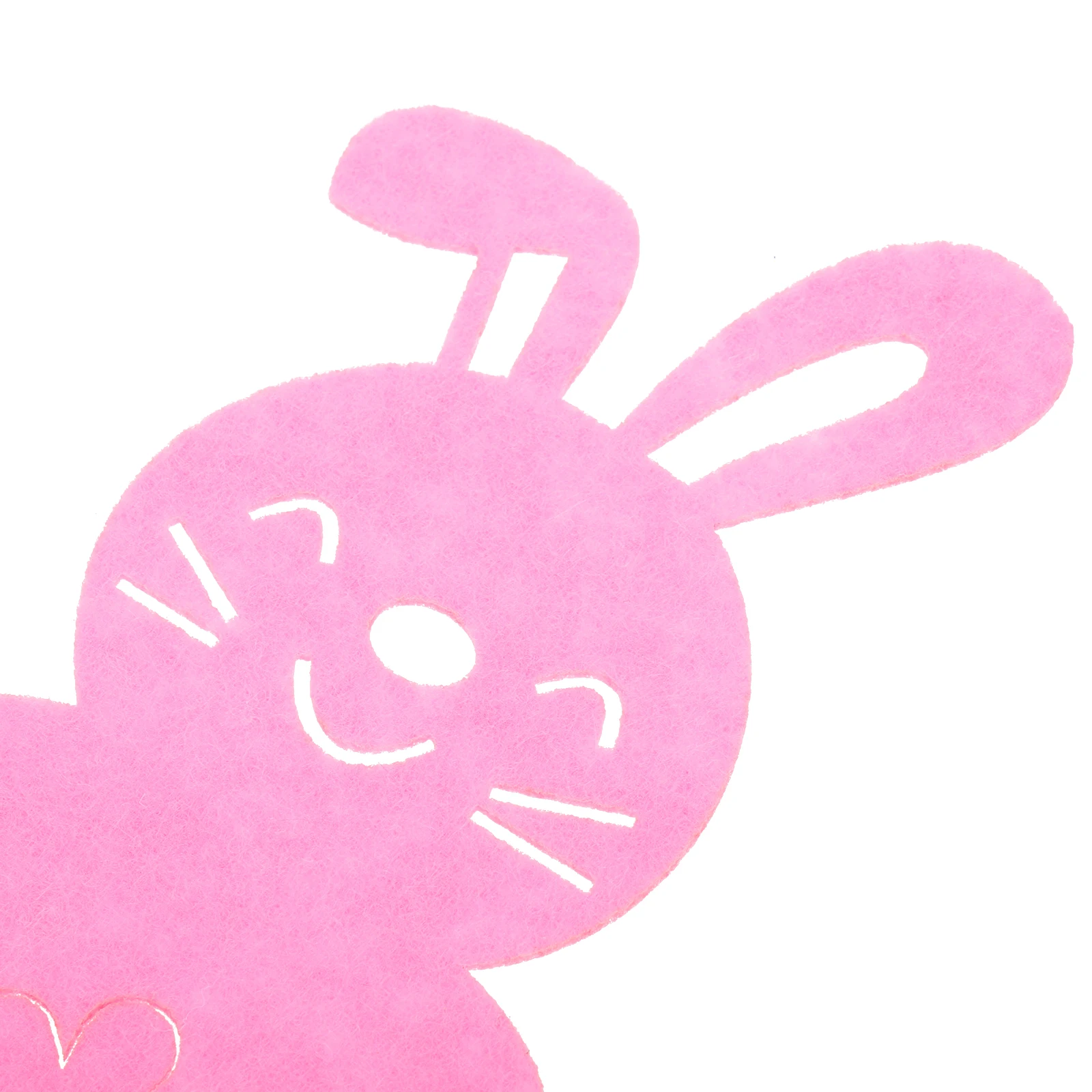 

Rabbit Cutlery Bag Bunny Shaped Bags Decorations Fork Utensils Pouches Tableware Adorable