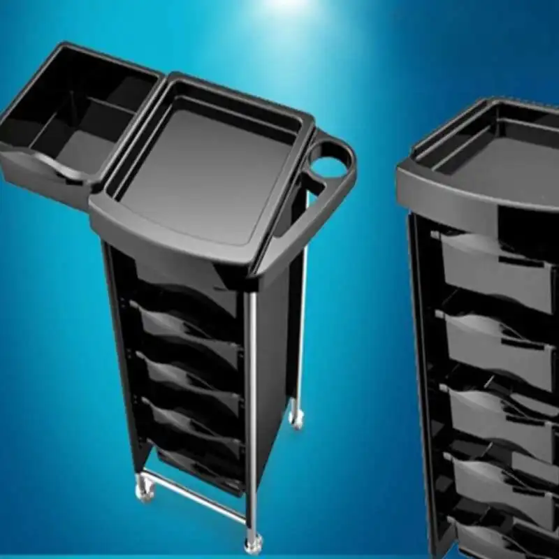 

Tattoo Cosmetic Salon Trolley Wheels Storage Reception Hotel Salon Trolley Lash Carrello Attrezzi Commercial Furniture RR50ST