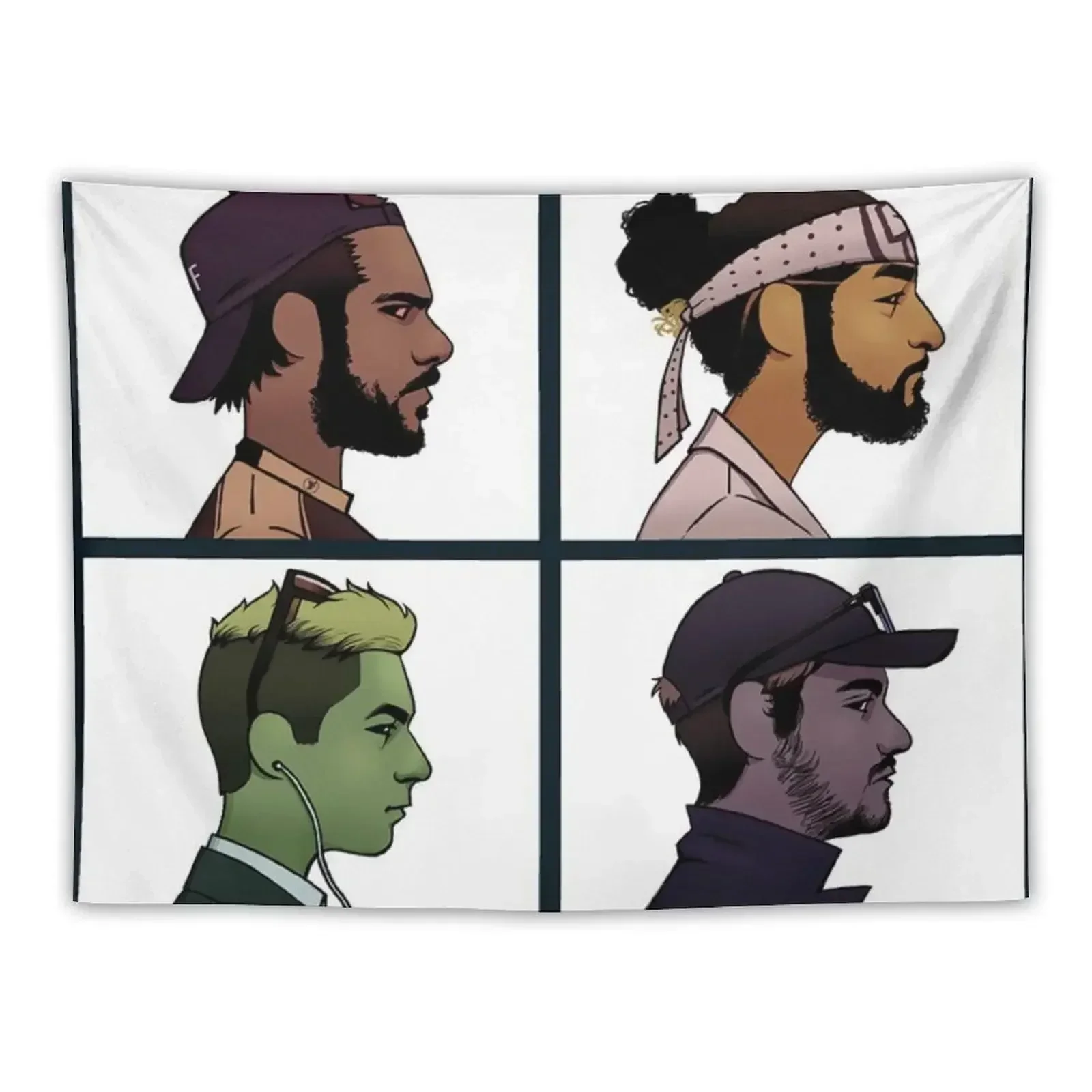 

Cow Chop - Demonetized Days Tapestry Aesthetic Room Decoration Living Room Decoration Tapestry