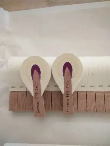 Imagen 2 del producto Martillo de cuerda vertical para piano, accesorios importados de fieltro alemán FFW, caoba