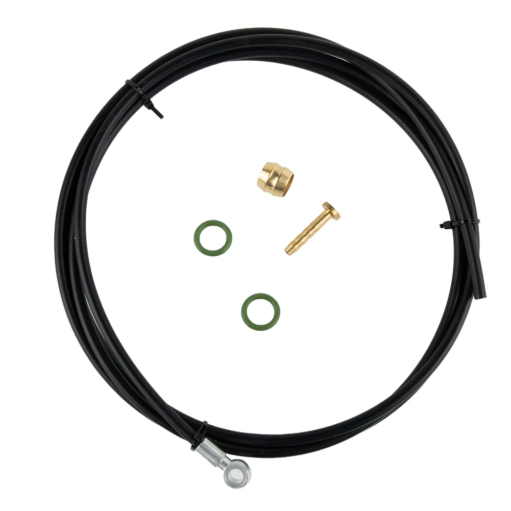 Bike Hydraulic Brake Hose Kit 2.0mx5.0mm Hose Size 10000PSI Blasting Coefficient Includes Banjo Adapter Seal Bike Accessories