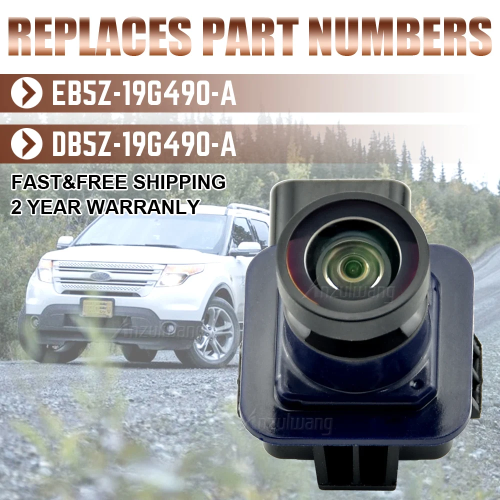 Rear View Backup Camera EB5Z‑19G490‑A IP68 Waterproof Assist Tool Replacement for Ford EXPLORER 2013‑2015