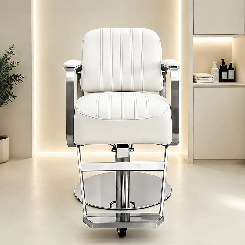 Hairdressing Multifunctional Barber Chair Cushioned Swivel Salon Chair Practical European Silla Barbero Barbershop Furniture