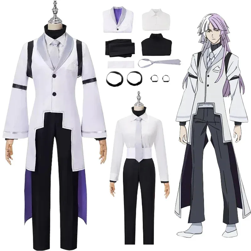 Nuovo costume anime 2025 Bungou Stray Dogs Cosplay Sigma Trench uniforme vestito Halloween festa di Natale vestito ☆ ★ ☆ ★ qq