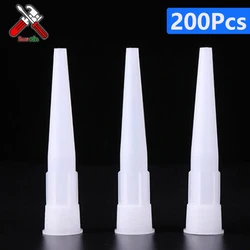 5-200 Stuks Glas Nozzles Plastic Glas Lijm Kitpistool Nozzles Kit Siliconen Breeuwen Tips Mond Caps Thuis bouw Gereedschap