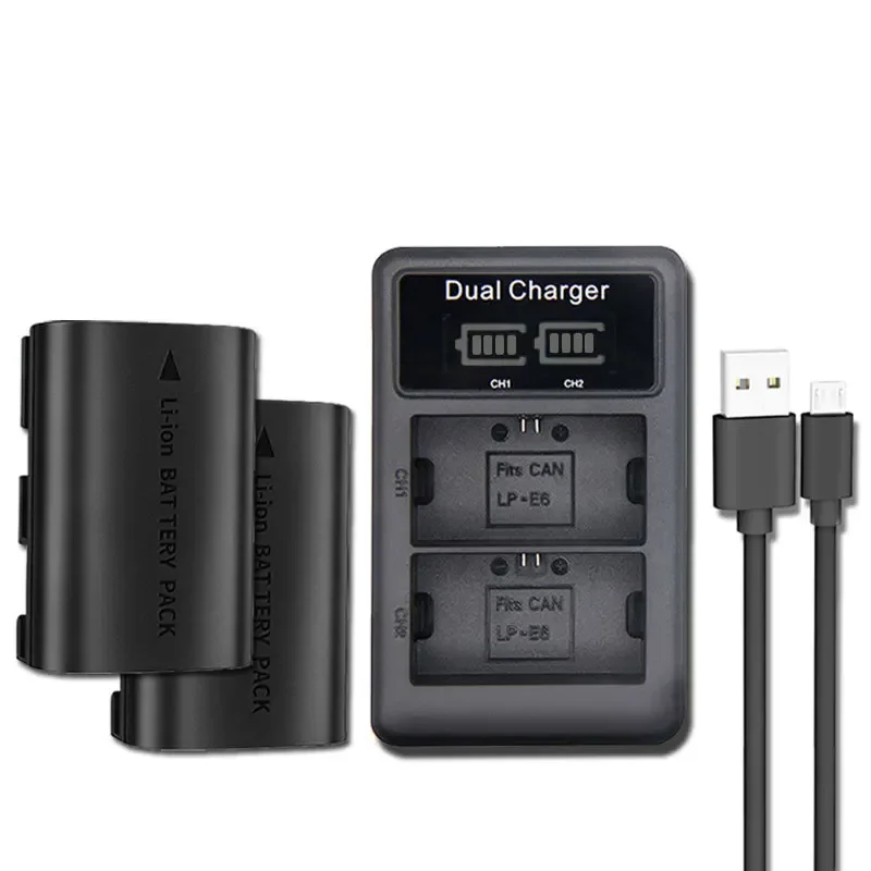 7.4V LP-E6 Digital …