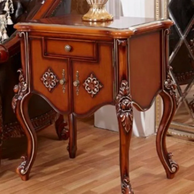 Solid wood telephone table, cross-border export villa, villa apartment, American wooden telephone chair, study, living room