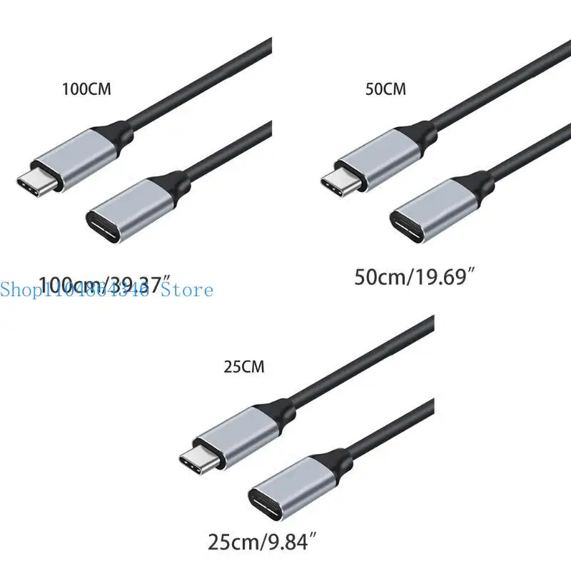 5ASD Fast Transmis USB Type C Câble d'extension féminin pour l / Data / Videoe