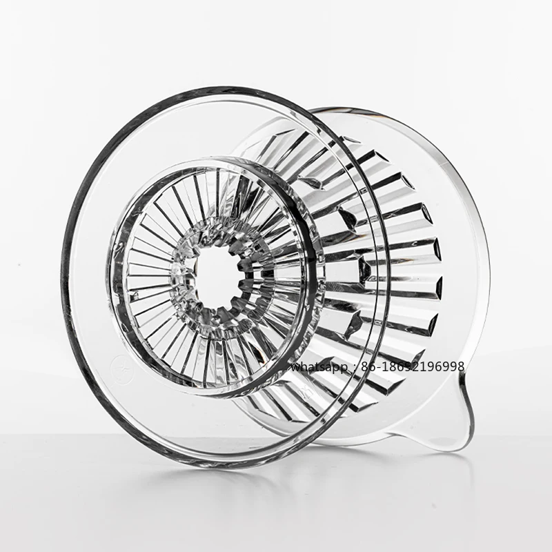 

Новинка 2026: Кофейный дриппер PCTG Crystal Eye, конический фильтр для кофе, многоразовый фильтр для ручного заваривания