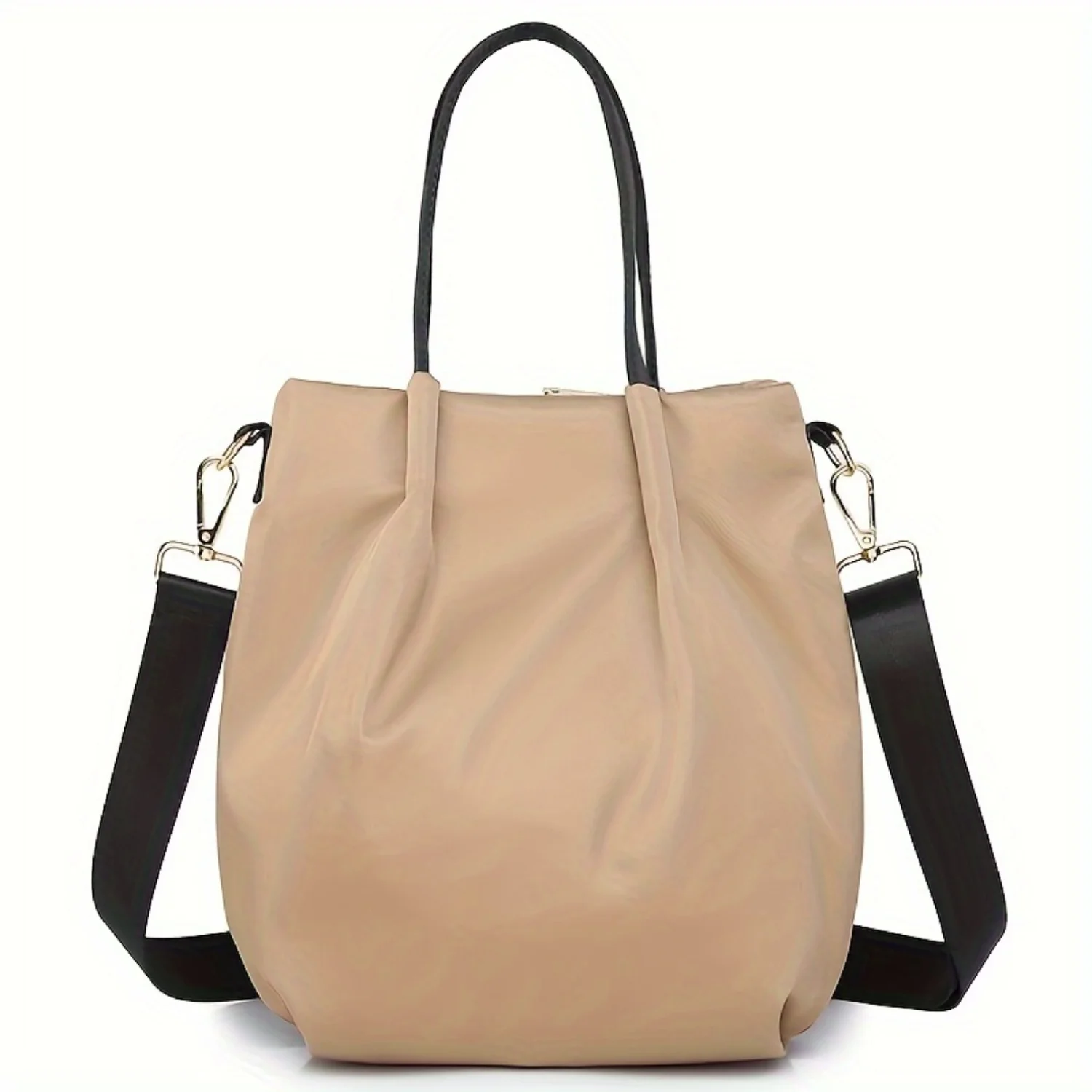 

Capacity Women's Tote Bag, Lightweight Casual Handbag for Vacation Travel, Nylon Crossbody with Adjustable Strap