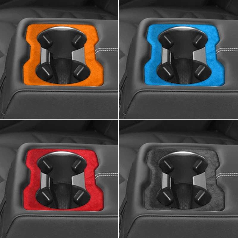 

Made of Alcantara For BMW X5 G08 Rear Center Armrest Cup Holder Cover Trim Sticker Car Personalized Interior Tuning Accessories