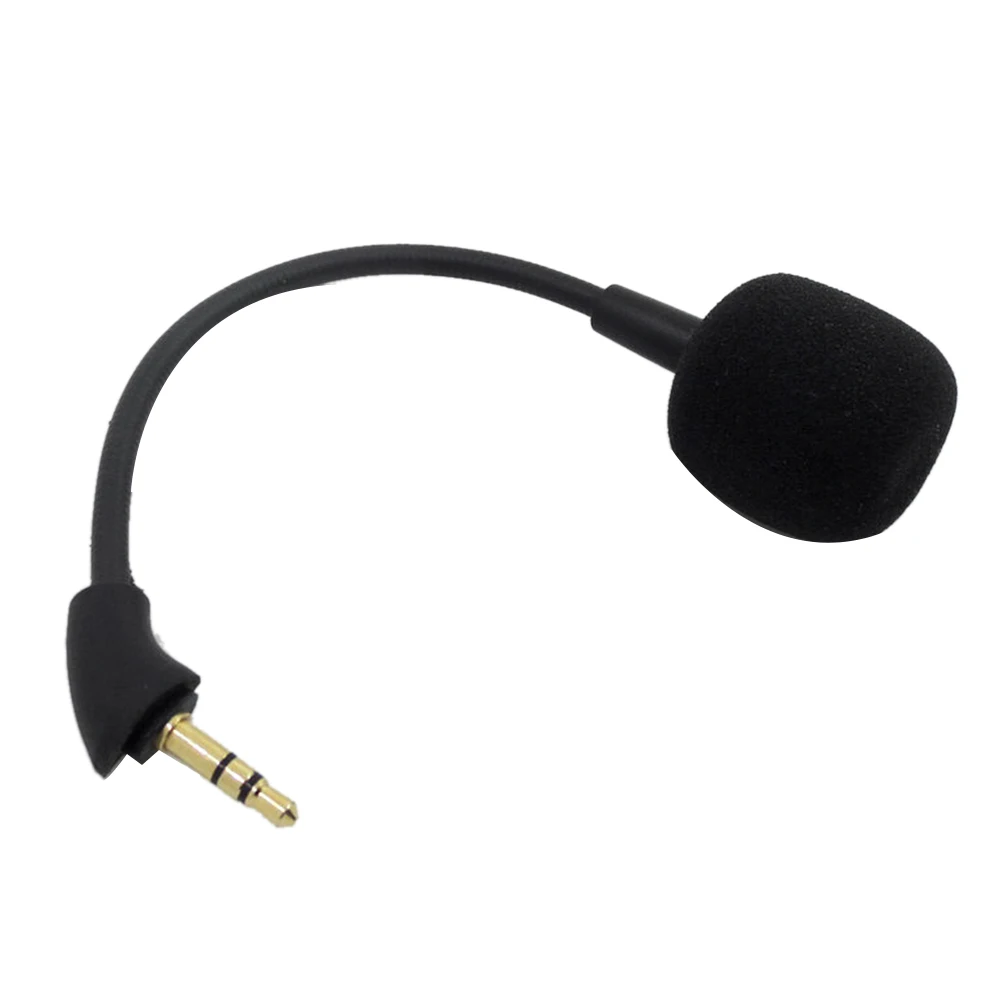 POP-lReplacement Game Mic 3.5mm Microphone for HyperX Cloud Mix Gaming Headsets Headphones Gooseneck