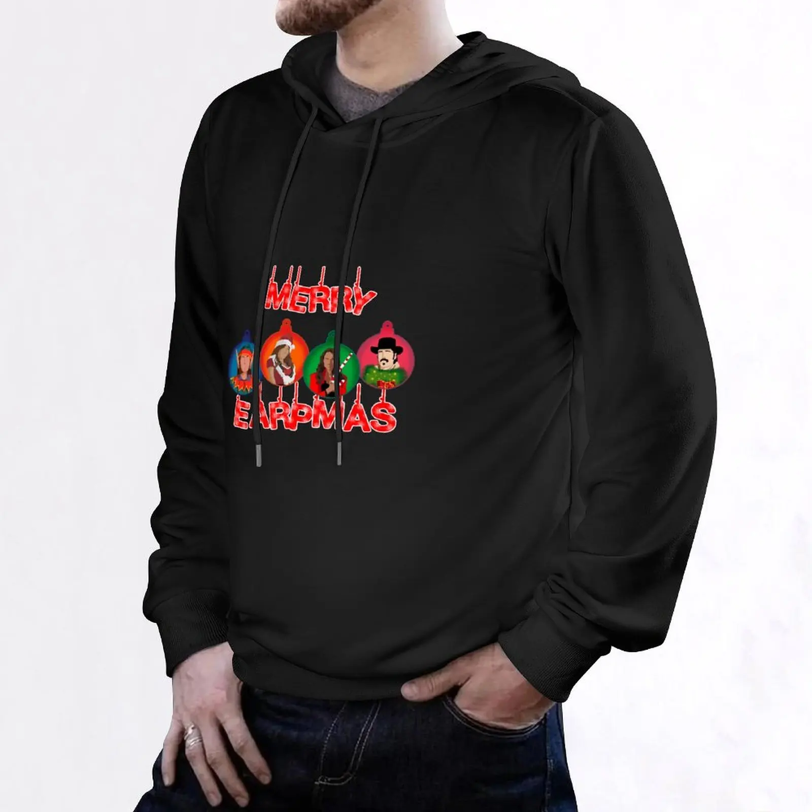 Merry Earpmas هوديي ملابس الخريف الكورية ملابس الرجال النمط الياباني معطف الرجال هوديي المعتاد