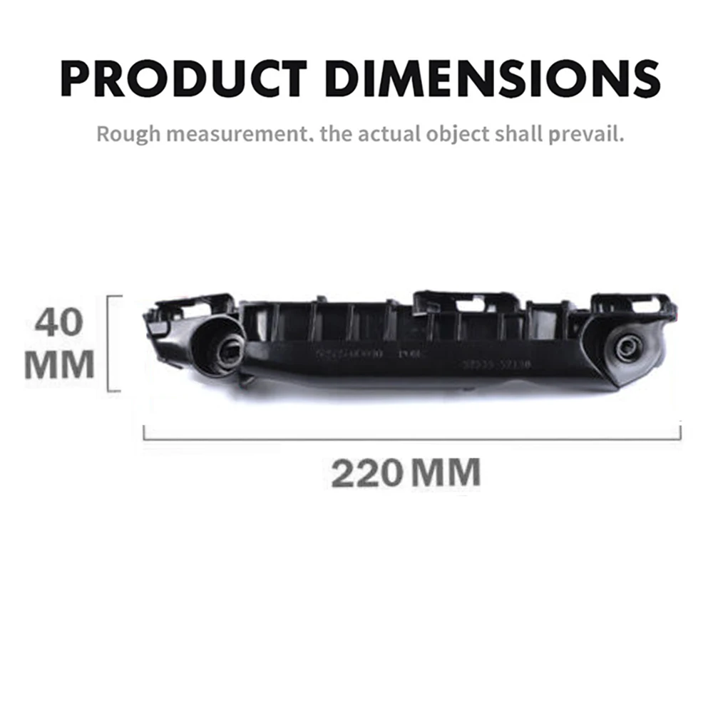 Left+Right Car Front Bumper Support Bracket Retainer For Toyota Yaris 2007 2008 2009 2010 2011 Left Right 5253552060 5253652050